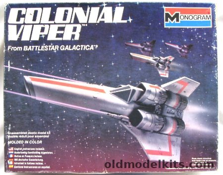 Monogram 1/24 Colonial Viper from Battlestar Galactica, 6027 plastic model kit